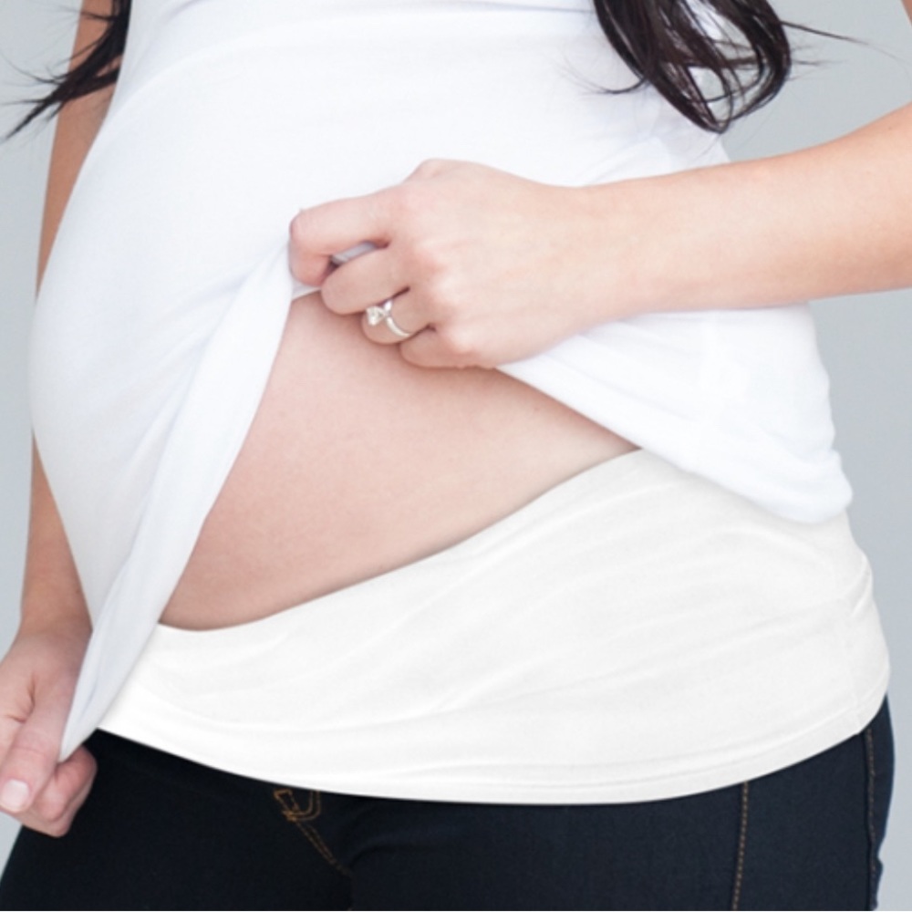 🥰HOST PICK😍‼️ White Maternity Band - Size XL 14/16 - Picture 3 of 8